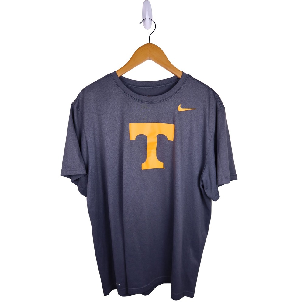 Nike Tennessee Volunteers Dri-FIT T-Shirt Mens XL Gray Orange NCAA Vols XL